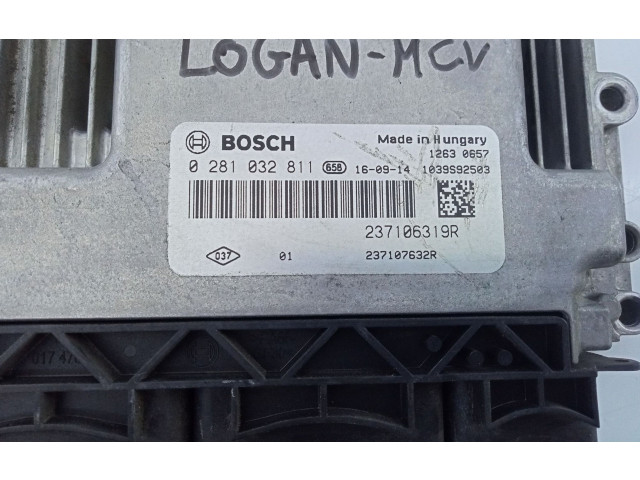 Блок управления двигателя 237106319R, 0281032811   Dacia Logan Pick-Up