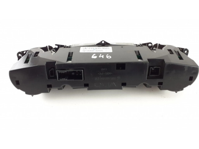 Блок управления климат-контролем 2198300685   Mercedes-Benz CLS C219