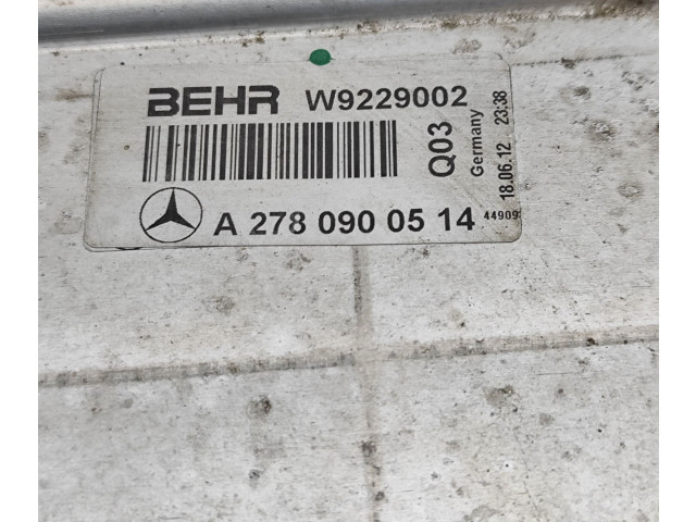 Интеркулер  A2780900514   Mercedes-Benz CLS C218 X218 