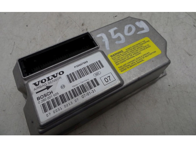 Блок подушек безопасности 30667469, 0285001655 Volvo S60