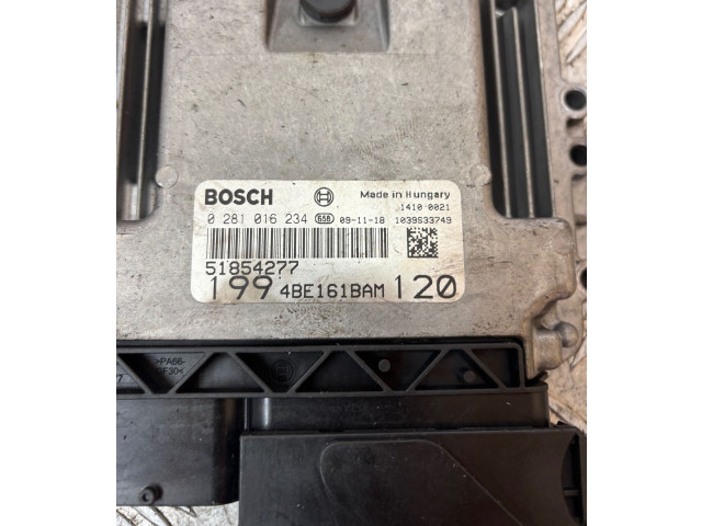 Řídící jednotka 0281016234, 4BE161BAM Fiat Punto Evo 2011
