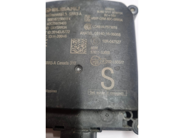 Датчик слепых зон 031401606068, CCAB14LP5750T6 Subaru Forester SK