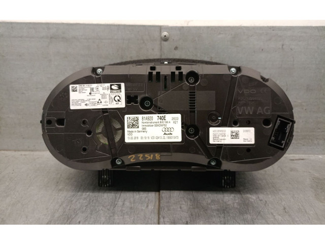 Панель приборов 81A920740E, 81A920740E Audi Q2 -