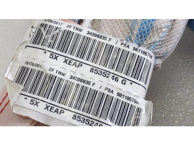 Боковая подушка безопасности 34206935F, 981185798   Citroen C3