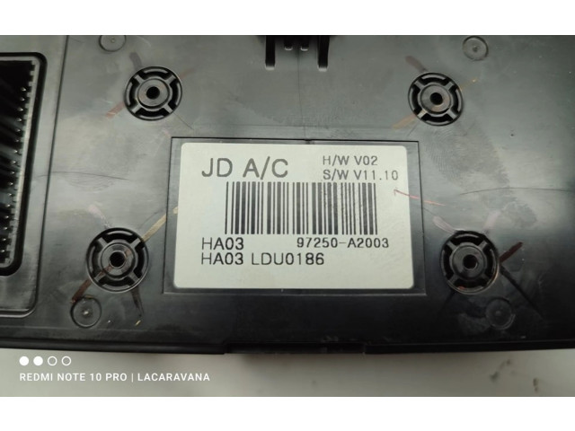 Блок управления кондиционера воздуха / климата/ печки (в салоне) 97250A2003 KIA Ceed