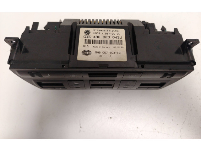 Блок управления климат-контролем 4B0820043J, HD0630640000   Audi A6 S6 C5 4B