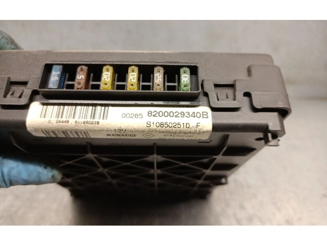 Pojistková skříňka Řídící jednotka BSM 8200029340B, S108502510FSIEMENS Renault Megane I 2000