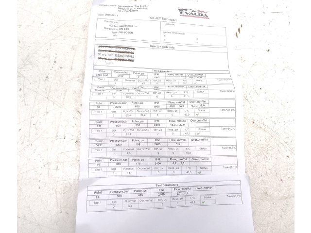 Форсунка 0445110955    Peugeot Partner III  DV5RD 