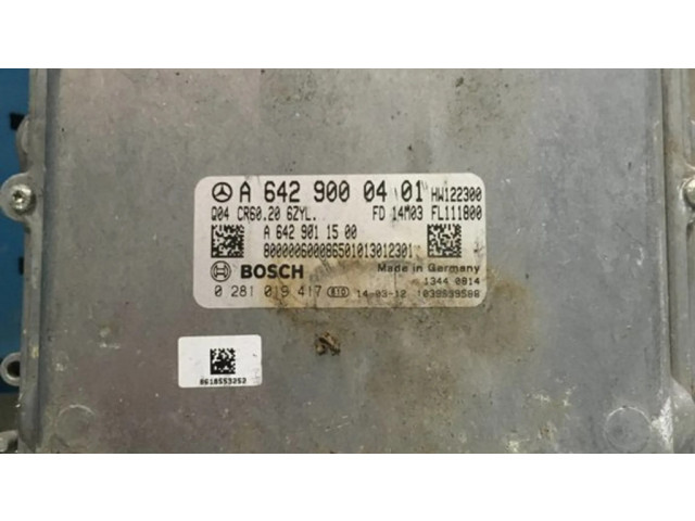 Řídící jednotka A6429000401, 0281019417 Mercedes-Benz ML W166 2015