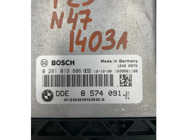 Блок управления двигателя 8574091, 030895883   BMW X3 F25