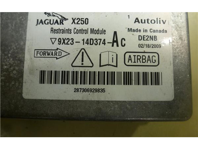 Блок подушек безопасности 9X2314D374AC Jaguar XF X250