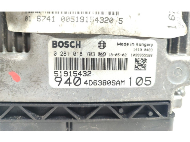 Řídící jednotka 0281018703 Alfa Romeo Giulietta 2013