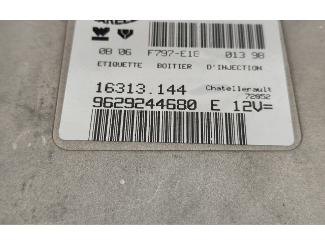 Блок управления двигателя 9629244680, 16313144 Citroen Xsara