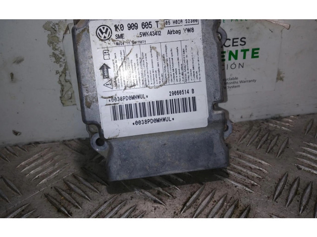 Блок подушек безопасности 1K0909605T, CENTRALITAAIRBAG   Volkswagen Jetta V