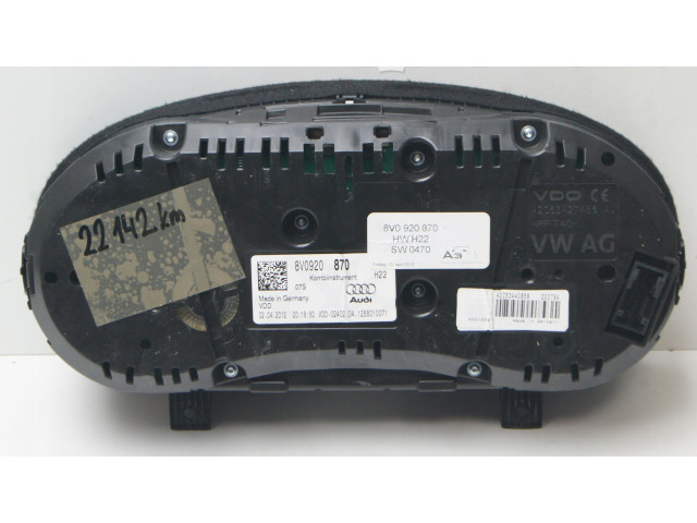 Панель приборов 8V0920760   Audi A3 S3 8V       