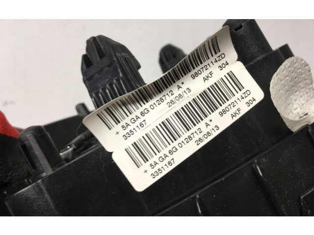 Подушка безопасности водителя 98072114ZD Peugeot 2008 I