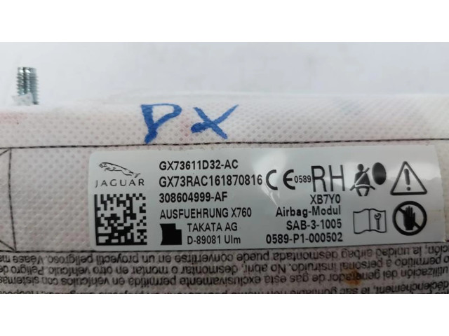 Подушка безопасности в сиденье T2H3157 Jaguar XE