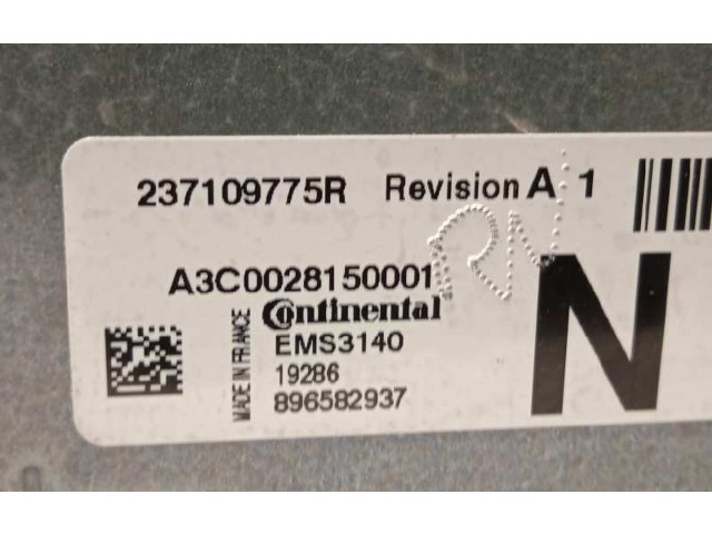 Блок управления двигателя 237109775R, A3C0028150001 Dacia Sandero III