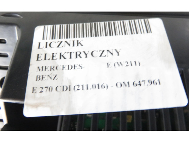 Přístrojová deska Mercedes-Benz E AMG W211 2002 A2115402311, A2115402311