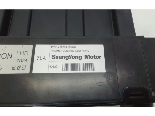 Блок управления климат-контролем 68700-09070, 664950 SsangYong Kyron