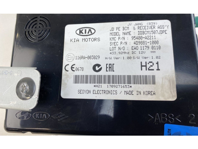 Блок управления двигателя 0261S13252, 391102BRE0   KIA Pro Cee'd II