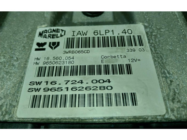 Блок управления двигателем Блок управления SW9651626280 Peugeot 307 CC