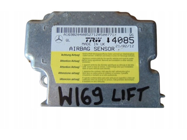 Блок подушек безопасности A1698204085   Mercedes-Benz A W169