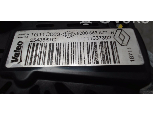 Генератор 8200667607, 0986083200 Dacia Duster
