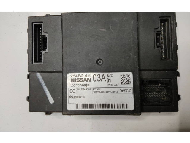 Блок комфорта 284B24X03A, 5WK49367   Nissan Navara D40   