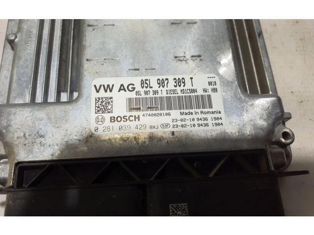 Блок управления двигателя 05L907309T Skoda Karoq