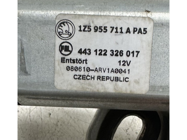 Моторчик заднего дворника 443122326017, 1Z5955711A Skoda Octavia Mk2 (1Z)