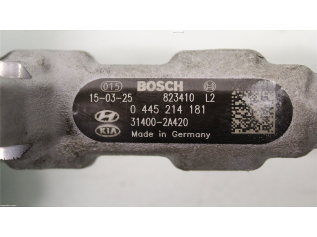 Топливная рампа 314002A420, 0445214181 KIA Ceed для двигателя D4FB