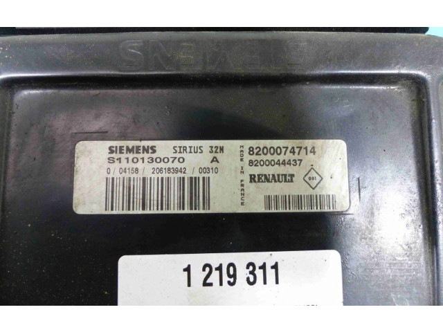 Блок управления двигателем Блок управления 8200074714, IMPRK1219311   Renault Clio II