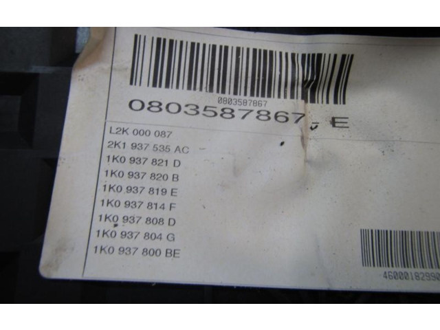 Pojistková skříňka Řídící jednotka BSM 1K0937125A   Volkswagen Caddy 2008