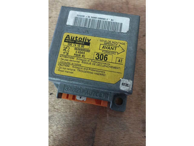 Блок подушек безопасности 9636995580   Peugeot 306