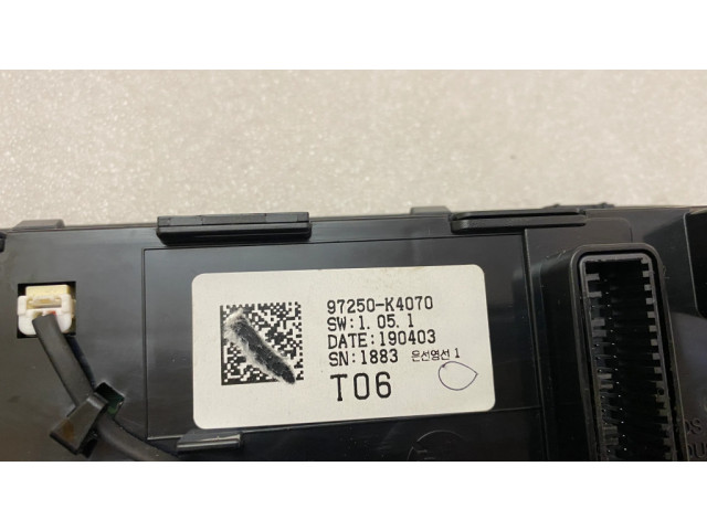Блок управления климат-контролем 97250K4070   Hyundai Kona