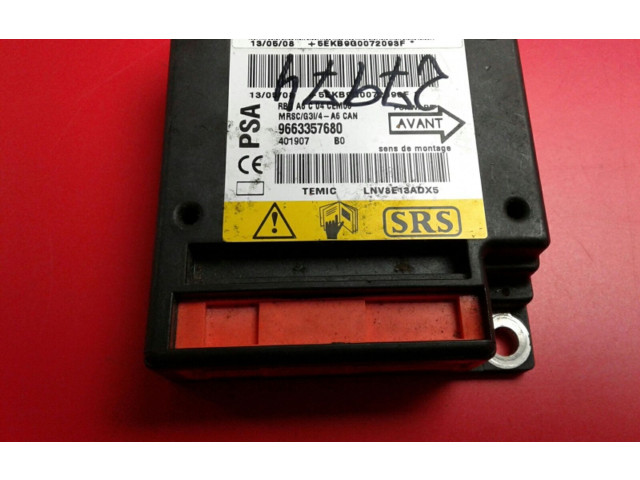 Блок подушек безопасности 9663357680   Citroen C2