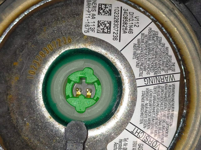 Подушка безопасности водителя 735516201, 34085825A   Fiat Punto Evo