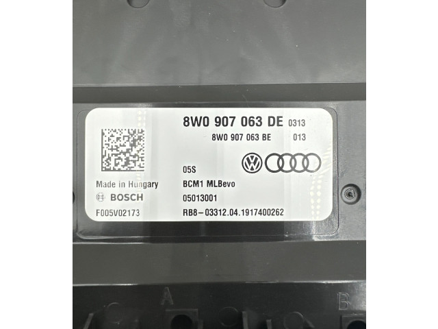 Блок комфорта 8W0907063DE, 8W0907063BE   Audi A5   