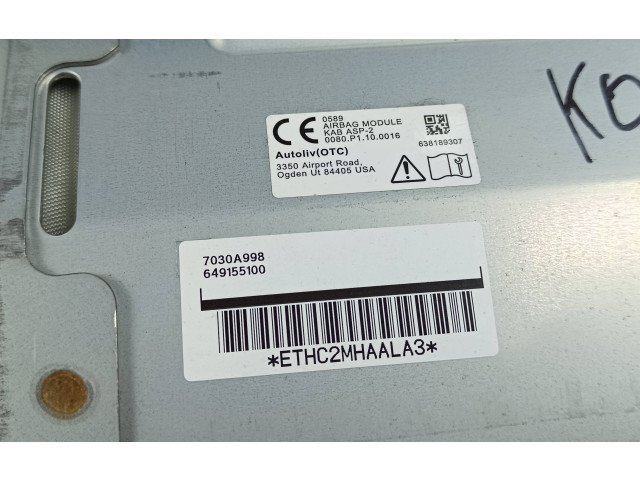 Подушка безопасности для колен 638189307, 649155100 Mitsubishi Outlander IV