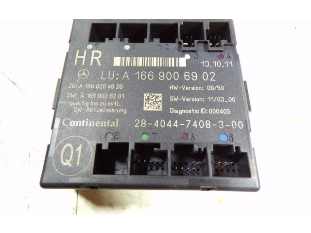 Блок комфорта A1669005704, A1669006902   Mercedes-Benz ML W164   