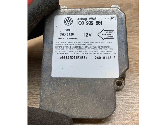 Блок подушек безопасности 1C0909601, 5WK43120 Skoda Octavia Mk1 (1U)