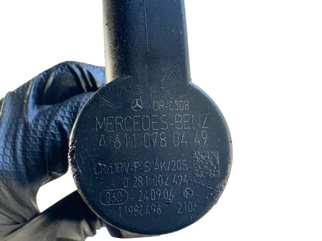 Vstřikovací lišta A6110700395, 0445214038 Mercedes-Benz C W203 pro naftový motor 2.1