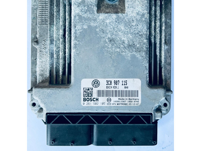 Блок управления двигателя 3C0907115, 0261S02105   Volkswagen PASSAT B6