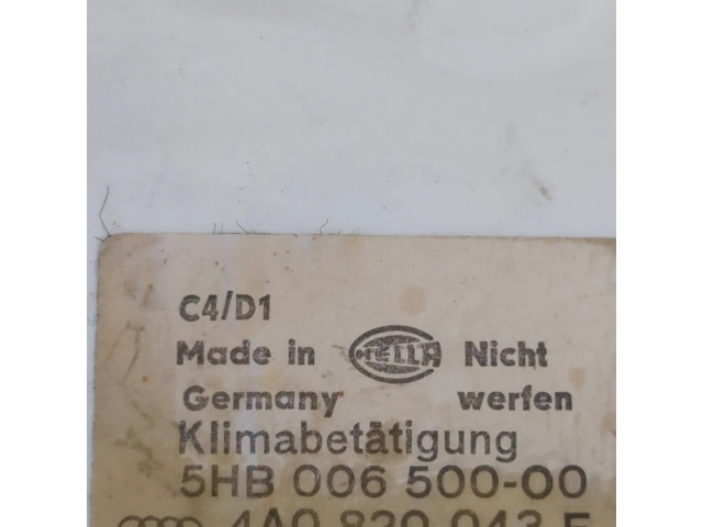 Блок управления климат-контролем 4A0820043F, 5HB00650000   Audi 100 S4 C4