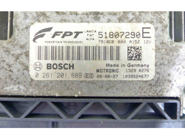 Блок управления двигателем Блок управления 0261201689, IMPRK1184554   Fiat Linea