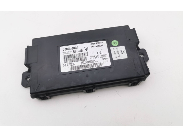 Турбина Блок управления центрального замка Maserati Ghibli 6818502AC, 670008068 для двигателя M15746 D