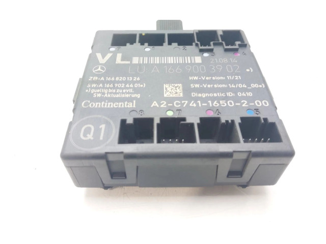 Блок управления A1668201326 Mercedes-Benz A W176