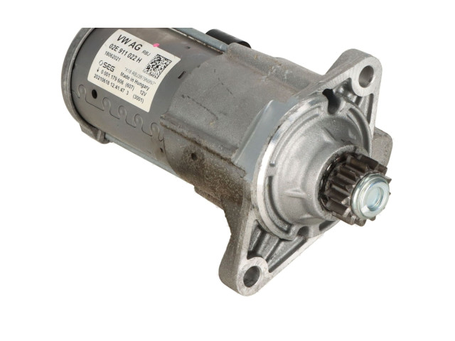 Поршень Стартер 02E911022H Volkswagen Golf VIII