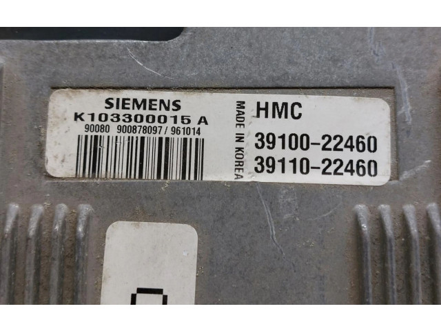 Řídící jednotka 39100-22460, 39110-22460 Hyundai Accent
